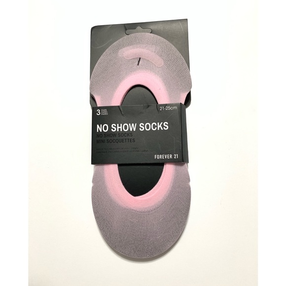 3 Pairs Sheer NO Show Socks - Picture 2 of 2